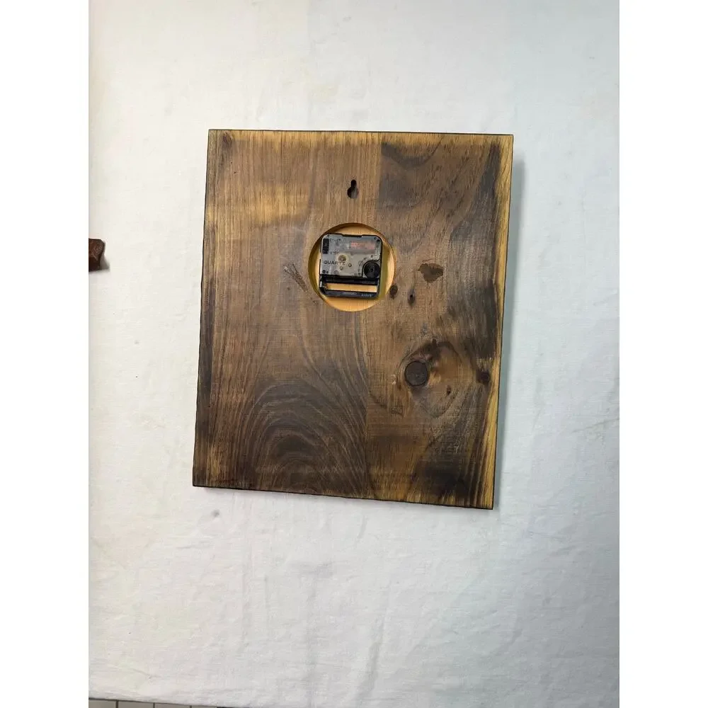 Vintage St. Louis Cardinals Wooden Hanging Wall Clock. Non-functional.
